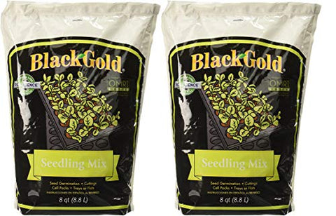 Black Gold 1311002 8-Quart Seedling Mix (2 Pack)