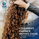 Liquid Collagen, 2 Fl. Oz Ultra-Strength Liquid Collagen for Women, Biotin and Collagen Supplements for Hair, Skin, Nails - Vanilla Cream Flavor