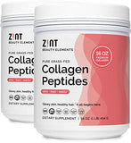 Zint Collagen Peptides Powder: Paleo & Keto Certified - Granulated Collagen Hydrolysate Types I & III for Enhanced Absorption - Enzymatically Hydrolyzed Protein for Women & Men, 16 oz, 2 Pack