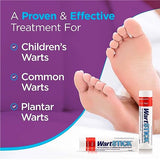 WartStick Maximum Strength Salicylic Acid Solid-Stick Common and Plantar Wart Remover 2 Pack, 0.4 Oz