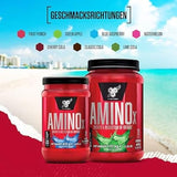 BSN Amino X Muscle Recovery & Endurance Powder with BCAAs, Intra Workout Support, 10 Grams of Amino Acids, Keto Friendly, Caffeine Free, Flavor: Fruit Punch, 30 servings (Packaging May Vary)