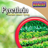 Bonide Pyrethrin Garden Insect Spray Concentrate, 8 oz Ready-to-Mix Fast Acting Insecticide for Outdoor Garden Use