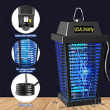 USA Jnariy Bug Zapper Outdoor Indoor, 4200V High Power Electric Mosquito Zapper, Fly Zappers, Mosquito Killer,3 Prong Plug, 5ft Power Cord Fly Insect Killer Trap Lantern