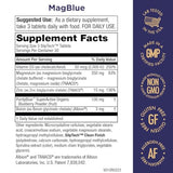 MagBlue by Purity Products - Magnesium Bisglycinate Buffered & More - 90 Tablets