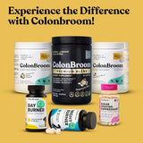 ColonBroom Psyllium Husk Powder Colon Cleanser (Tropical Fruits) - Vegan, Gluten Free Fiber Supplement - Safe Colon Cleanse for Bloating Relief & Gut Health (60 Servings)