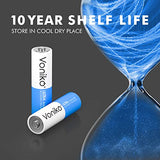 Voniko - Premium Grade AA Batteries - (100 Pack) - Alkaline Double A Battery - Ultra Long-Lasting, Leakproof 1.5v Batteries - 10-Year Shelf Life