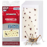 CATCHMASTER Cricket XL Giant Glue Boards 6Pk,Cricket Traps Indoor w/Adhesive Design,Pest Con