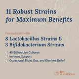 Live Conscious PRO45 Probiotics for Women & Men: Comprehensive Formula, 45 Billion CFU, 11 Strains, Dairy Free - w/Prebiotics and Probiotics - Promotes Immune & Gut Health - 30 Veggie Caps