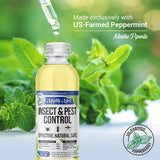 Mighty Mint Insect & Pest Control Peppermint Concentrate 8 oz - Makes 1 Gallon - Plant-Based Formula Kills and Prevents Spiders, Ants, Flying Insects, and More