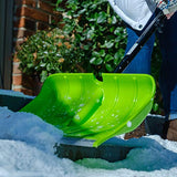 Earthwise SN001 18" Poly Lightweight Snow Shovel, Green