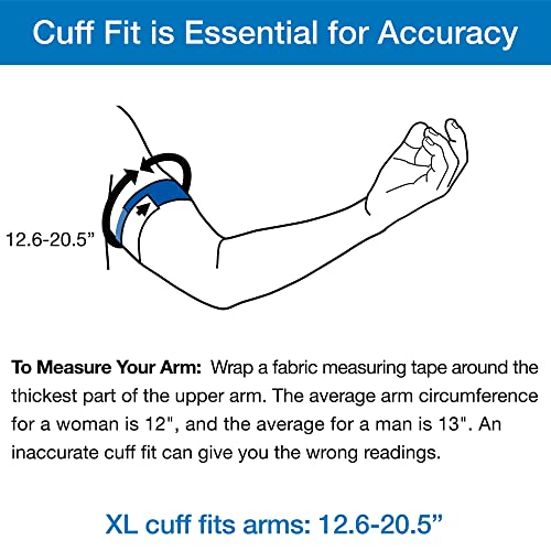 Microlife Replacement Blood Pressure Cuff for Arms 12.6-20.5-Inch, Extra Large