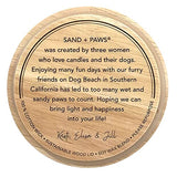 Sand + Paws Scented Candle -California Beach House –Luxurious Air Freshening Jar Candles Neutralize pet Odors and Enhance Home décor – 100% Cotton Lead-Free Wicks - 12oz