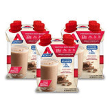 Atkins Creamy Chocolate Meal Size Protein Shake, 23g Protein, Low Glycemic, 4g Net Carb, 1g Sugar, Keto Friendly, 12 Count