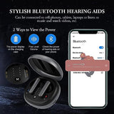 Brightworld Bluetooth Hearing Aids with Button Control - 16 Channel Rechargeabl Hearing Aids with Noise Cancelling, Hearing Aids for Seniors and Adults