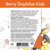 NOW Supplements, BerryDophilus™ with 2 Billion, 10 Probiotic Strains, Xylitol Sweetened, Strain Verified, 120 Chewables, packaging may vary