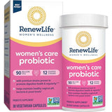 Renew Life Women's Probiotic Capsules, Supports Vaginal, Urinary, Digestive and Immune Health, L. Rhamnosus GG, Dairy, Soy and gluten-free, 90 Billion CFU, 30 Count