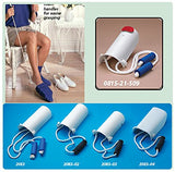 Sammons Preston Sock and Stocking Aid with Built-Up Foam Handles, Easy On Easy Off Aide with 28" Rope & Foam Grip, Sock Pull On Assist, Continuous Loop Wide Style for Wide Feet & Socks