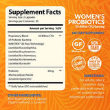 NutriZing Womens Probiotic for Gut Health - 50 Billion CFU - Prebiotics and Probiotics for Women Digestive Health & pH Balance - Lactobacillus Reuteri & Rhamnosus Supplements - Vaginal Support