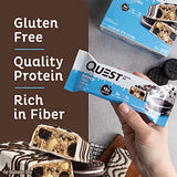 Quest Nutrition Dipped Chocolate Cookies & Cream Protein Bars, High Protein, Low Carb, Gluten Free, Keto Friendly, 12 Count
