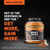 Body Fortress Super Advanced Whey Protein Powder, Chocolate, Immune Support (1), Vitamins C & D Plus Zinc, 3.9 lbs.