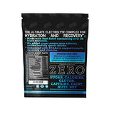 Enhanced Powder Stick Packs (Blue Raspberry - 20 Packets) Sugar Free + BCAA B-Vitamins & Real Salt® - Keto Electrolytes, Hydration Powder w Potassium, Sodium, Zinc, Magnesium Hydration & Recovery