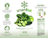 Smartfruit Harvest Greens + Detox, 100% Real Fruit Purée, Non-GMO, No Additives, Vegan - 48 Fl. Oz