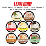 Lean Body Ready-to-Drink Salted Caramel Protein Shake, 40g Protein, Whey Blend, 0 Sugar, Gluten Free, 22 Vitamins & Minerals, 17 Fl Oz (Pack of 12)