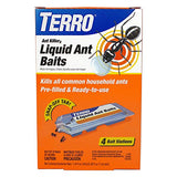 Terro T324B 4-Pack Liquid Ant Baits, Orange