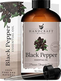 Handcraft Black Pepper Essential Oil - 100% Pure and Natural - Premium Therapeutic Grade with Premium Glass Dropper - Huge 4 fl. Oz