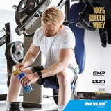 Maxler 100% Golden Whey Protein - 24g of Premium Whey Protein Powder per Serving - Pre, Post & Intra Workout - Fast-Absorbing Whey Hydrolysate, Isolate & Concentrate Blend - Vanilla Ice Cream 2 lbs