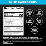 PRIME HYDRATION+ Sticks Blue Raspberry | Hydration Powder Single Serve Sticks | Electrolyte Powder On The Go | 250mg BCAAs, B Vitamins, Antioxidants | Low Sugar | Caffeine-Free | Vegan | 16 Sticks