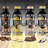 Jocko Mölk Protein Shakes – Naturally Flavored Protein Drinks, KETO Friendly, No Added Sugar, 30g Grass Fed Protein - Ready to Drink, 12 FL Oz, 12pk, Liquid (Sweet Cream Coffee)