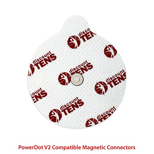 PowerDot 2.0 Compatible Electrodes with Magnetic Connector. 12 Premium PowerDot 2.0 Compatible Replacement Pads (Version 2 - Magnetic)