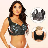 ANSUSIC Slimory Prettyhealth Lymphvity Detoxification and Shaping & Powerful Lifting Bra, Detox Sexy Lace Wireless Lifting Bra(Nude-2XL)