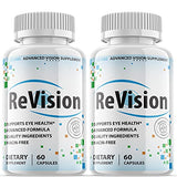 (2 Pack) Revision Eye Supplement Pills Advanced Vision 2.0 Eye Care Complex Vitamin Capsules Pro (120 Capsules)