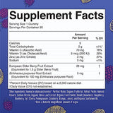 MaryRuth's Immunity Gummy | 5-in-1 Blend of Zinc | Elderberry | Vitamin C & D & Echinacea for Kids & Adults | Vegan | Non-GMO | Gluten Free | 90 Count