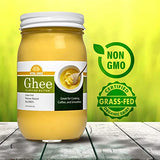 Vital Ghee - Ghee Butter Organic Grass Fed Butter - Organic Ghee Clarified Butter Grass Fed - Ghee Organic - Unsalted Ghee Butter Grass Fed - Grass Fed Ghee Organic - Natural Ghee - 16 oz