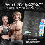 ABE Pre Workout Powder - All Black Everything Pre Workout Energy Drink with Citrulline Malate & Beta Alanine | for Pump, Energy, Performance (30 Servings) (Candy Ice Blast)