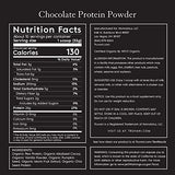 Truvani Organic Vegan Protein Powder Chocolate - 20g of Plant Based Protein, Pea Protein for Women and Men, Non GMO, Gluten Free, Dairy Free (10 Servings)