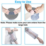 JuoPool PICC Line Shower Cover, PICC Line Covers for Upper Arm, Reusable PICC Line Sleeve, Waterproof Cast Cover for Shower Arm, IV Protector Bag for Bath(Weight < 185lbs)