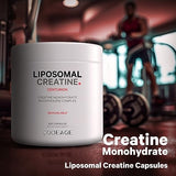 Codeage Liposomal Creatine Monohydrate Supplement, Pure Creatine 2500mg - Over 3 Months Supply, Micronized Creatine Powder, Creatinine Muscles Sports Nutrition and Athletes, Non-GMO - 300 Capsules