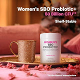 Codeage Women’s Probiotics Supplement - 50 Billion CFUs - SBO Probiotics & Prebiotics - Cranberries - Feminine Health - Fermented Botanical Blend, Whole Food Supplement - Vegan, Non-GMO - 2 Pack