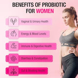 Probiotics for Women, 70 Billion CFU Probiotics + Prebiotics & D-Mannose, 13-IN-1 Women's Probiotics for Vaginal, Urinary Immune & Digestive Health, pH Balance, Constipation, Diarrhea - 2 Month Supply