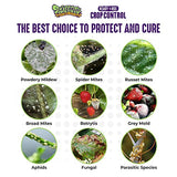 Trifecta Crop Control Ready to Use Maximum Strength Natural Pesticide, Fungicide, Miticide, Insecticide, Help Defeat Spider Mites, Powdery Mildew, Botrytis and Mold on Plants 16 OZ Size