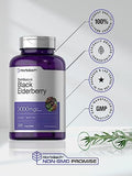 Black Elderberry | 3000mg Capsules | 300 Count | Non-GMO, Gluten Free | Sambucus Supplement | by Horbaach