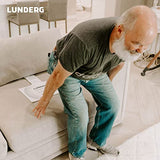 Lunderg Chair Alarm System - Wireless Chair Alarms and Fall Prevention for Elderly and Dementia Patients - Smart and Reliable Elderly Monitoring Kit for Caregiver - Perfect Complement to Bed Alarm