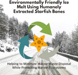 Star'sTech ECO-ST Starfish Extract Ice Melt Safe For Concrete - Eco Friendly & Pet Safe Ice Melt For Snow - Fast Acting Snow Melt and Effective at -30℉ (11lb)