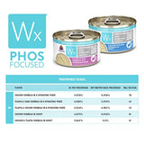 Weruva Wx Phos Focused, Tilapia & Tuna Formula in a Hydrating purée, 3oz Can (Pack of 12)