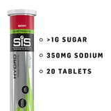 SIS Electrolyte Tablets, Science in Sport Carbonated Electrolyte Drink Tablets, On-The-Go Low Sugar Electrolytes, Hydrating Effervescent Tablets for Running, Cycling, Berry - 20 Tablets - 1 Pack