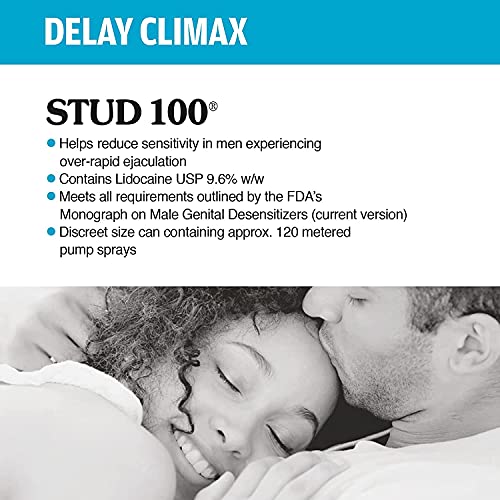 Stud 100 DESENSITIZING Spray for Men Help to DELAY Ejaculation